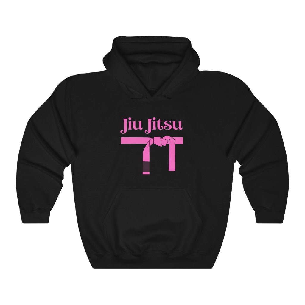 Pink belt ranked hoodie