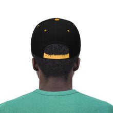 Load image into Gallery viewer, Black/Yellow OSS. Flat Bill Hat
