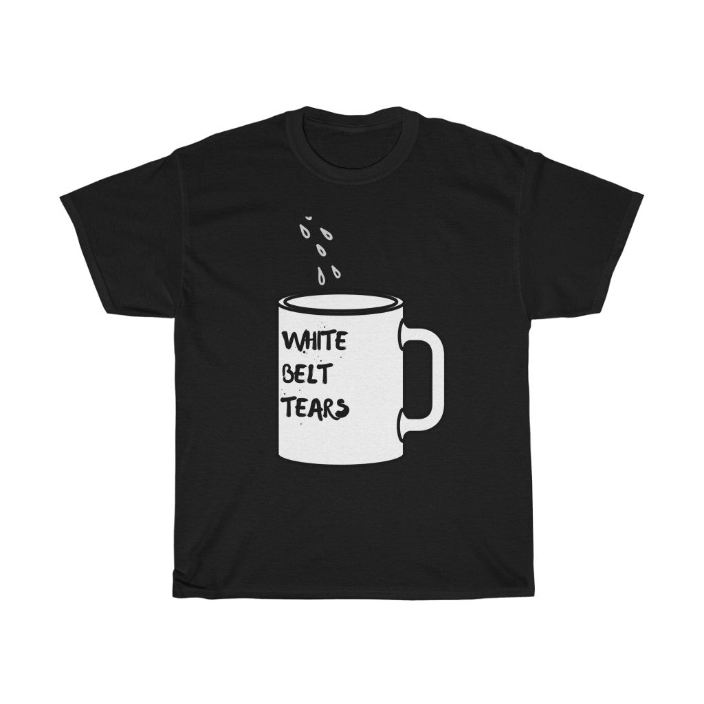 White belt tears T